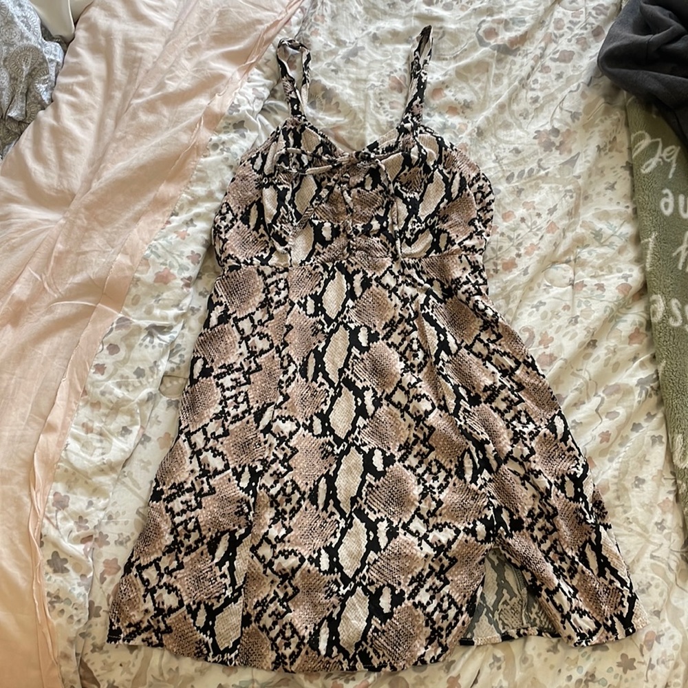 Express Snakeskin Dress